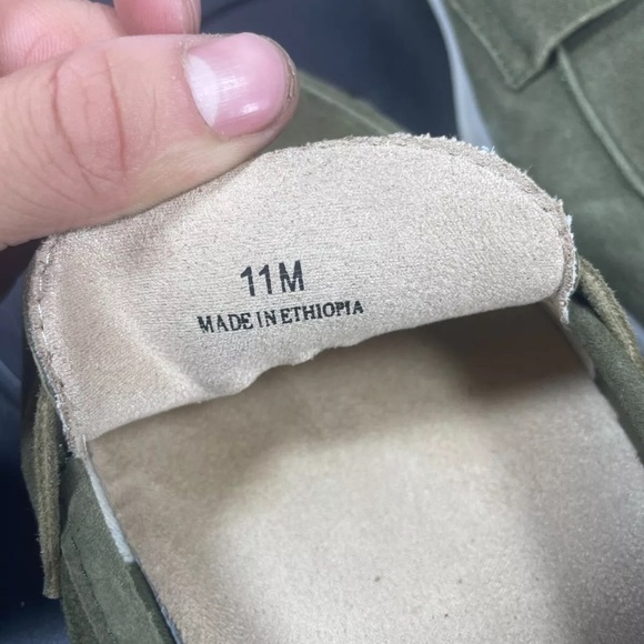 Vaneli Undine Suede Loafers Flats in Green size Women’s 11 - Picture 9 of 10